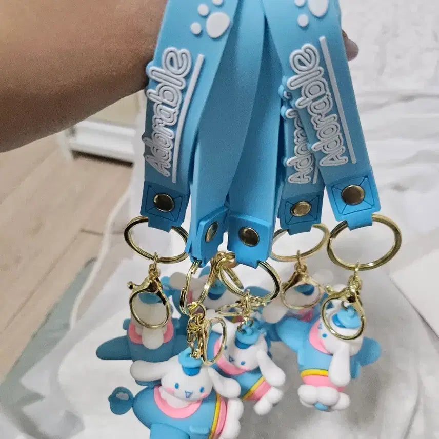 [BUNJANG] Cinnamoroll Airplane Keychain / 시나모롤 비행기 키링