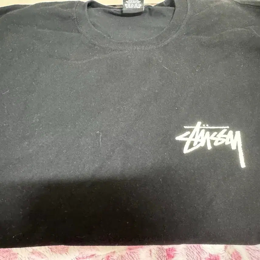 [BUNJANG] Stussy Fuzzy Dice Short Sleeve T-Shirt Black L / (S급)스투시 퍼지 다이스 반팔 블랙 L