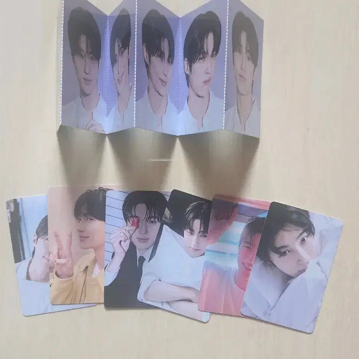 [BUNJANG] Byeon Woo Seok Dicon Type E Scratch Folding Card Bundle Set / 변우석 디아이콘E타입 스크래치6장폴딩카드일괄