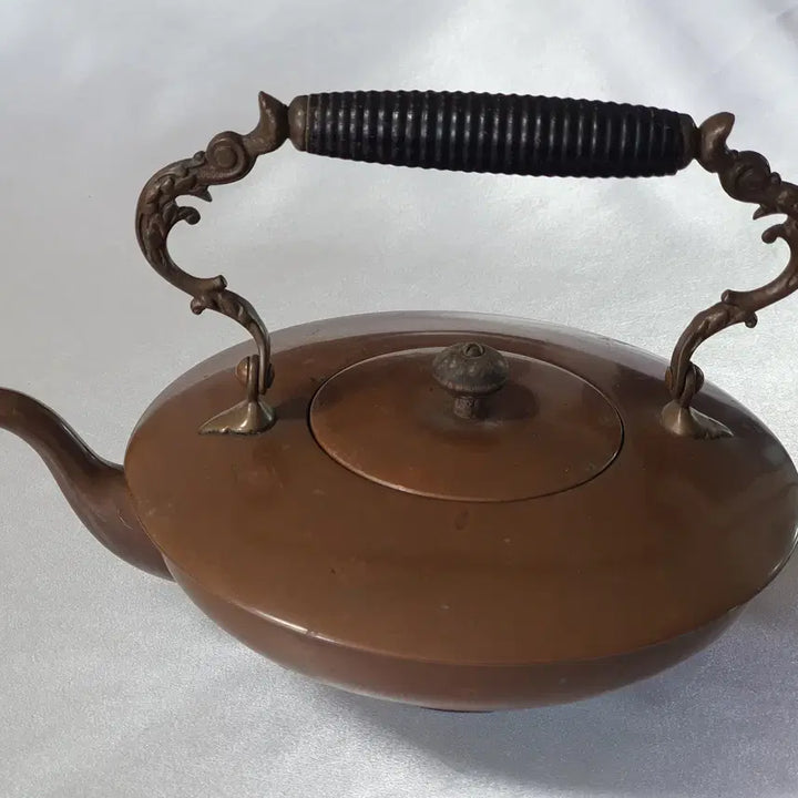 [BUNJANG] Vintage Copper Sake/Jongju Warmer Set (Chirori) / [빈티지] 사케/정종 데우기용 동 치로리 &amp; 워머 풀세트