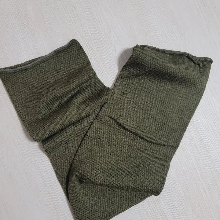 [BUNJANG] US Military Olive Drab Wool Scarf / 미군 국방색 울 스카프