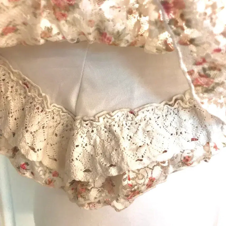 [BUNJANG] Lizlisa Flower Culotte Skirt / 리즈리사 Lizlisa 플라워 큐롯 스커트 갸루 히메갸루 라떼 오네