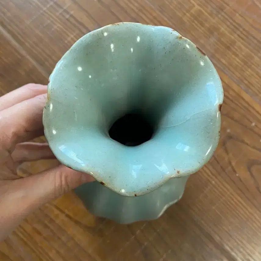 [BUNJANG] Authentic Late Qing Dynasty Longquan Celadon Vase / 진품 청나라후기 용천요(운송시간10일)