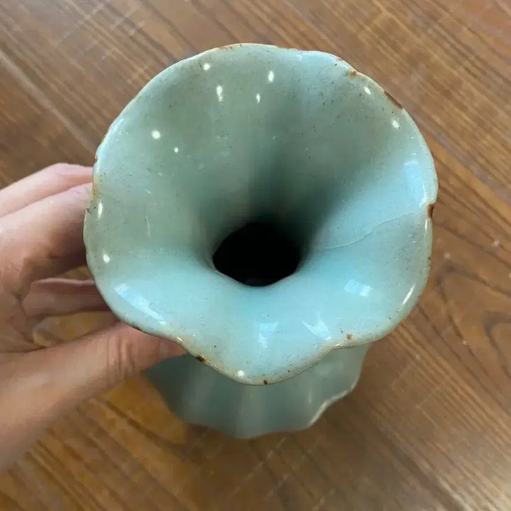 [BUNJANG] Authentic Late Qing Dynasty Longquan Celadon Vase / 진품 청나라후기 용천요(운송시간10일)