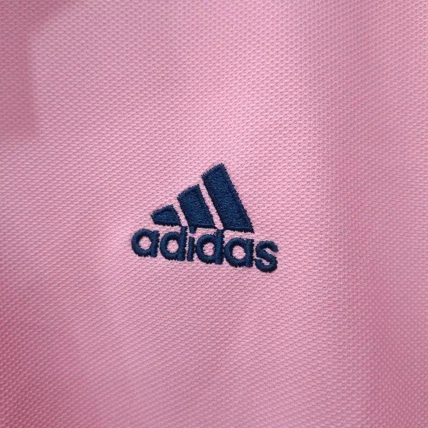 [BUNJANG] Adidas Pink Long Sleeve Polo Shirt Size 100 / 아디다스 핑크색 긴팔 폴로티 100