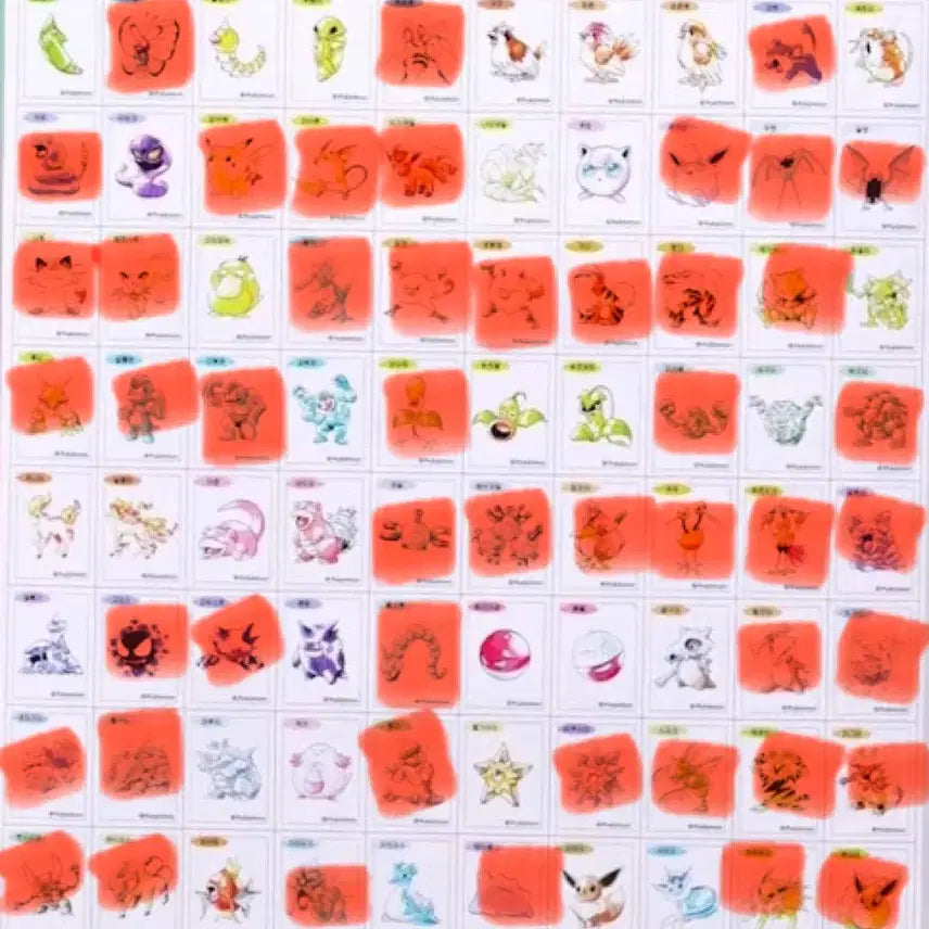 [BUNJANG] Pokemon Stickers - New Version Trading / 포켓몬 띠부실 신규버전 교환합니다!