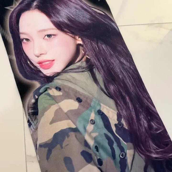 [SOLD OUT] 싸게!!카리나생카굿즈 타월슬로건비공굿 에스파 카리나
