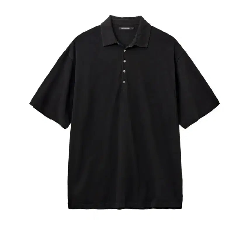 [BUNJANG] HAECHINGROOM 4B Polo Tee Bleached Black / 해칭룸 4B polo tee bleached black(4,L)