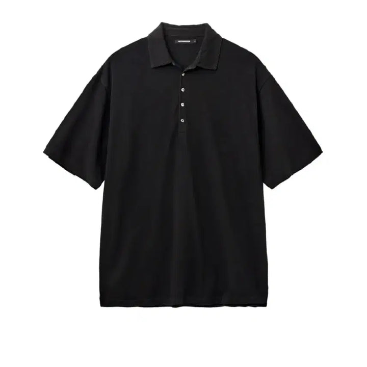 [BUNJANG] HAECHINGROOM 4B Polo Tee Bleached Black / 해칭룸 4B polo tee bleached black(4,L)