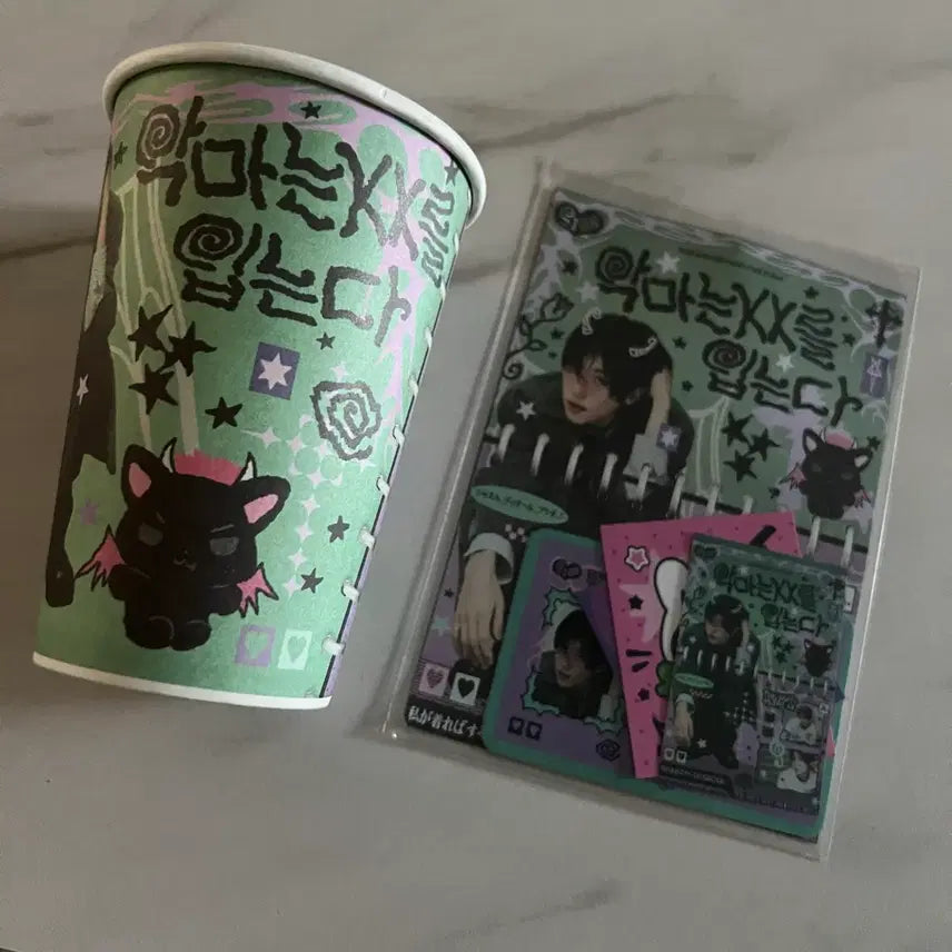 [BUNJANG] NCT WISH Sion Birthday Cafe Special Offer Cup Holder / 엔시티 위시 시온 생일카페 특전 컵홀더 생카 오시온 nct wish