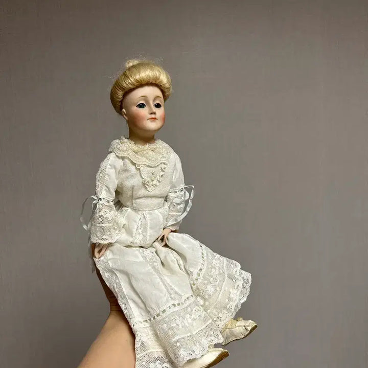 [BUNJANG] Antique Bisque Doll French Normandy Dress / 앤틱돌 / 엔틱 인형 / 비스크돌