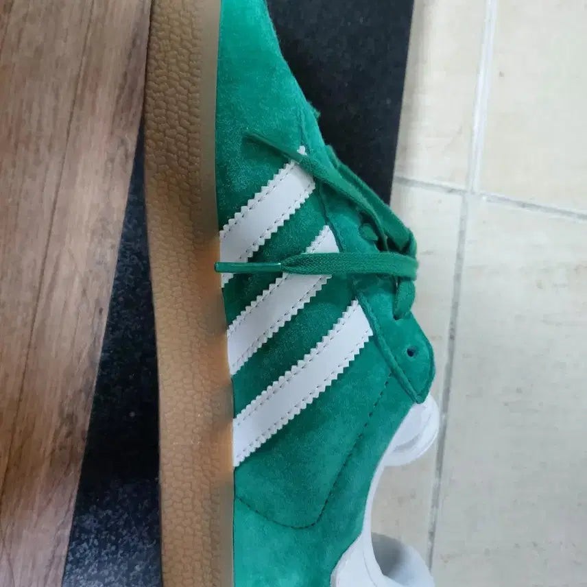 [BUNJANG] Adidas Gazelle Indoor Court Green Cloud White / 아디다스 가젤 코트 그린 클라우드 화이트 235