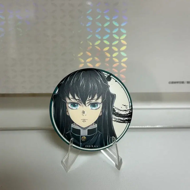 [BUNJANG] Muzan Kibutsuji Hashira Exhibition Can Badge / 무이치로 하시라전 캔뱃지