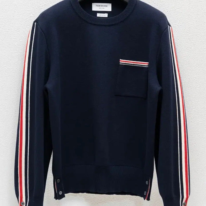 [BUNJANG] Thom Browne Milano Stitch Merino Wool Knit Navy Size 4 (100) / 톰브라운 밀라노스티치 메리노울 니트 네이비 4 (100) MKA367A-