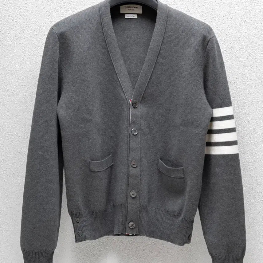 [BUNJANG] Thom Browne Milano Stitch Cardigan Grey 2 MKC171A-00219035 / 톰브라운 밀라노스티치 가디건 그레이 2 MKC171A-00219035