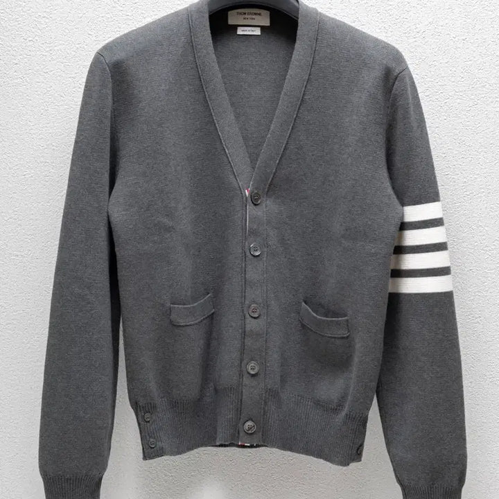 [BUNJANG] Thom Browne Milano Stitch Cardigan Grey 2 MKC171A-00219035 / 톰브라운 밀라노스티치 가디건 그레이 2 MKC171A-00219035