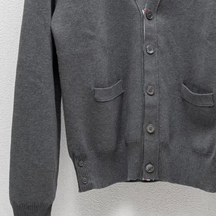 [BUNJANG] Thom Browne Milano Stitch Cardigan Grey 2 MKC171A-00219035 / 톰브라운 밀라노스티치 가디건 그레이 2 MKC171A-00219035