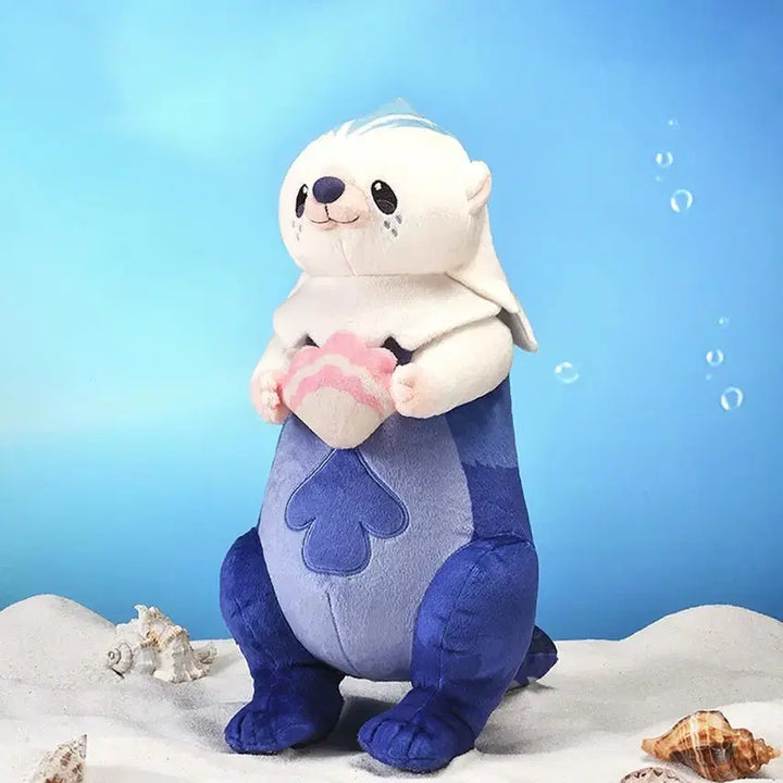 [BUNJANG] Genshin Impact Neuvillette Relaxed Sea Otter Plush 40cm / 원신 느비예트 느긋한 해달 인형 40cm