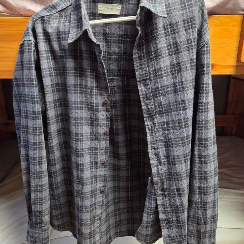 [BUNJANG] Faberge Orca Checkered Shirt Deep Blue / 파브레가 오르카 체크셔츠 딥블루 2사이즈