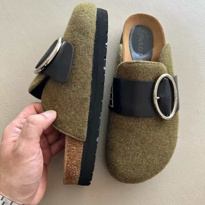 [BUNJANG] JW Anderson Birkenstock Boston Clogs Khaki / JW앤더슨 버켄스탁 보스 보스턴 클로그 카키