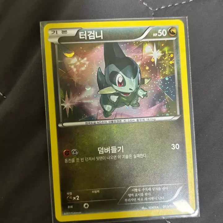 [BUNJANG] Pokemon Card Archeops 2012 Ancient Card / [포켓몬카드] 터검니 2012 고대 카드