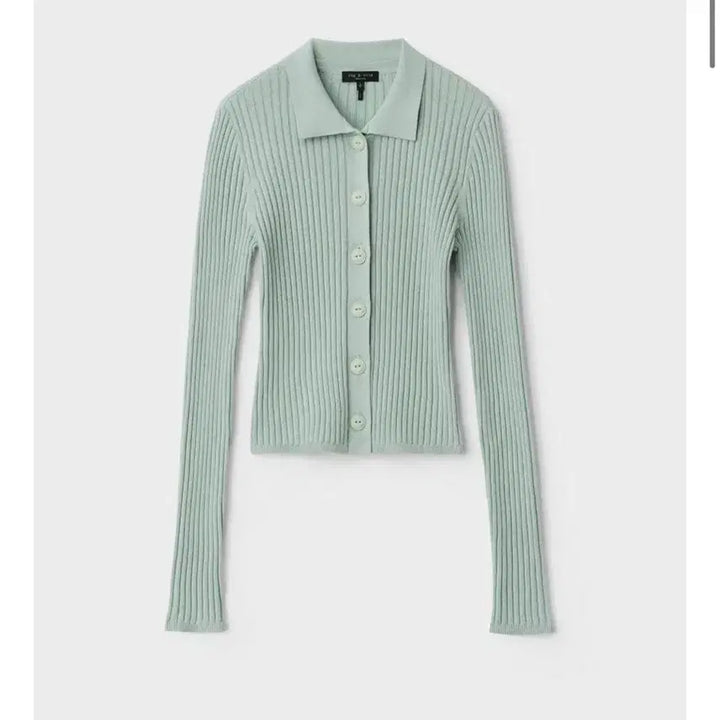 [BUNJANG] rag &amp; bone Mint Ribbed Cardigan XS / 랙앤본 rag&amp;bone 민트 골지 카디건 XS