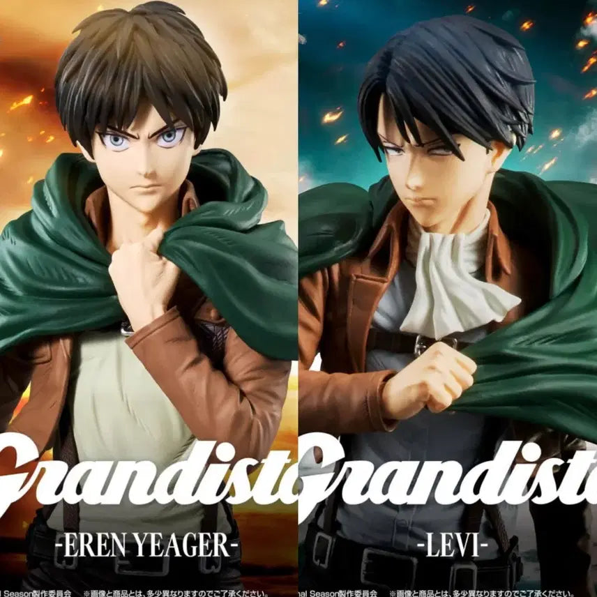 [BUNJANG] Attack on Titan Eren &amp; Levi Grandista Figure / 진격의 거인 에렌 리바이 Grandista 피규어