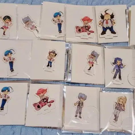 [BUNJANG] Yu-Gi-Oh! Zexal Retro Art Acrylic Standees Set / 유희왕 zexal 제알 레트로 아트 아크릴 판매