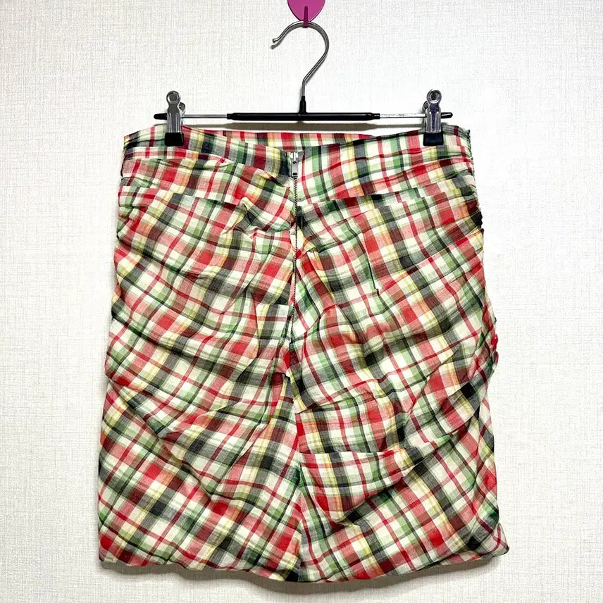 [BUNJANG] Isabel Marant Ruffled Tartan Check Mini Skirt Size 38 / 이자벨마랑 러플장식 타탄체크 미니스커트 38