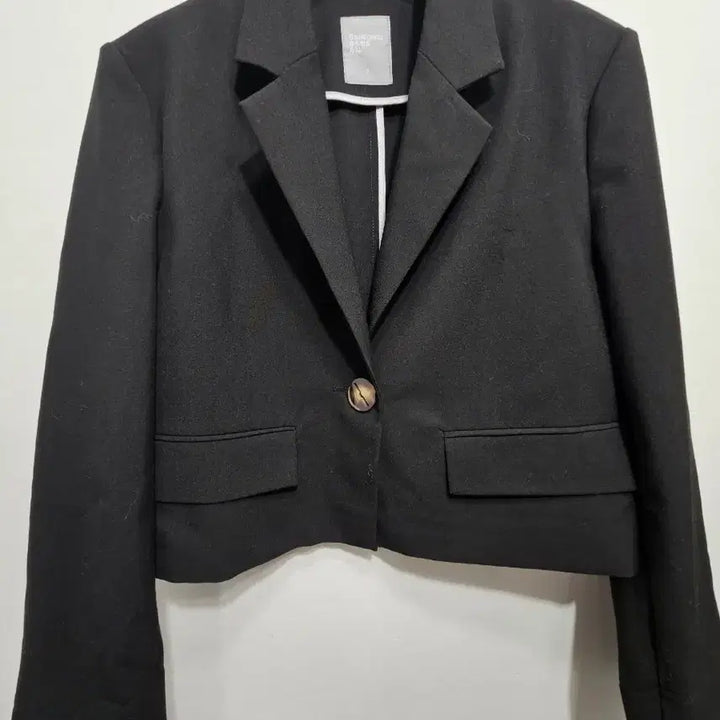 [BUNJANG] 8Seconds One-Button Cropped Blazer (Black, Size S) / 에잇세컨즈 원버튼 크롭 블레이저 S
