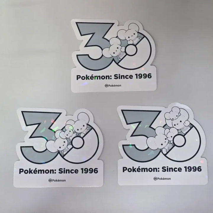 [BUNJANG] Pokemon 30th Anniversary Logo Sticker Set - Sentret Family / 포켓몬 30주년 기념 로고 스티커 두리쥐 파밀리쥐 세식구 네식구