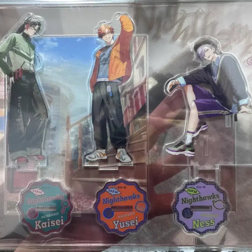 [BUNJANG] Nijisanji 3SKM Nighthawks Acrylic Stand Set / 니지산지 3SKM 삼스케 Nighthawks 아크릴 스탠드 3종 세트