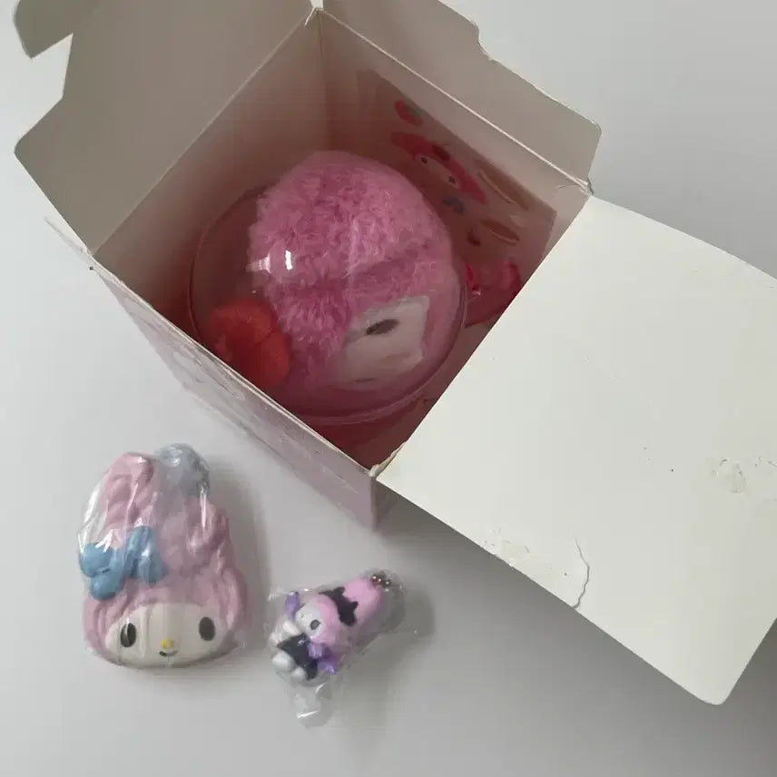 [BUNJANG] Sanrio My Melody 3 Types Cherry Tok Tok Keychain Gacha / 마이멜로디 3종 키링 가챠
