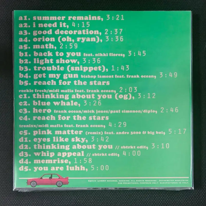 [BUNJANG] Frank Ocean Unreleased MISC.VOL.3 LP / Frank Ocean - Unreleased, MISC.VOL.3 LP