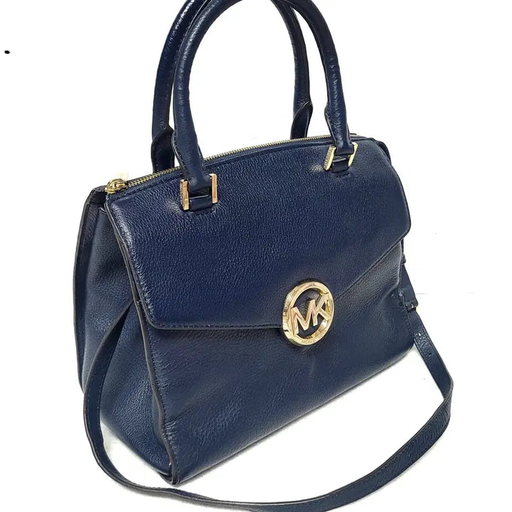 [BUNJANG] Michael Kors Medium Leather Tote Shoulder Crossbody Bag / 정품)마이클코어스 가방(천연가죽)
