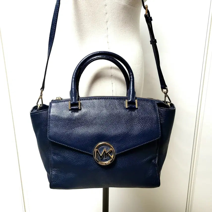 [BUNJANG] Michael Kors Medium Leather Tote Shoulder Crossbody Bag / 정품)마이클코어스 가방(천연가죽)
