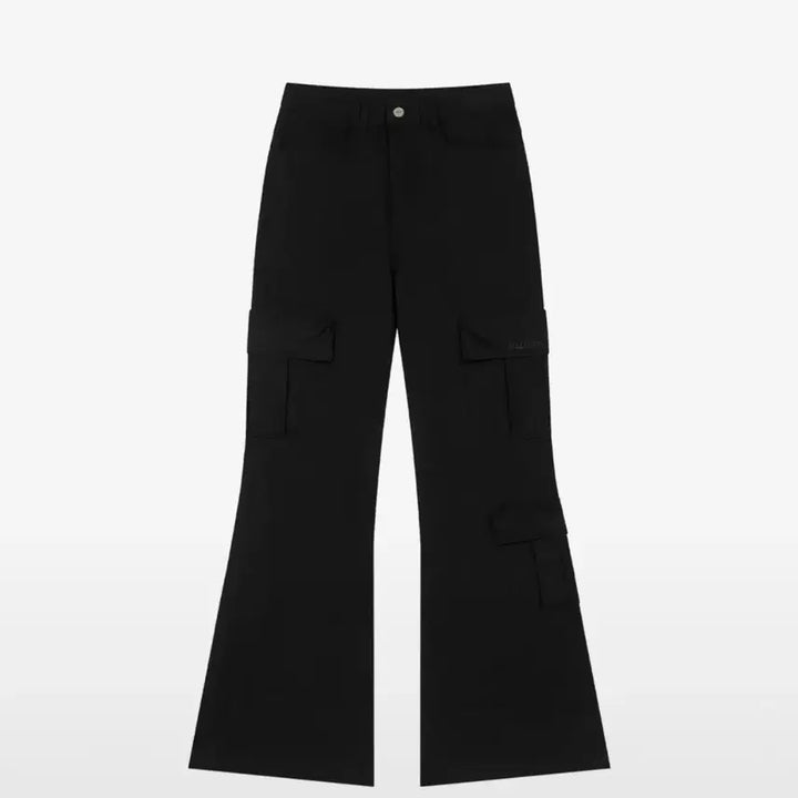 [BUNJANG] ODD STUDIO Cargo Pocket Cotton Bootcut Pants - BLACK / (새상품)오드스튜디오 카고 포켓 코튼 부츠컷 팬츠 - BLACK