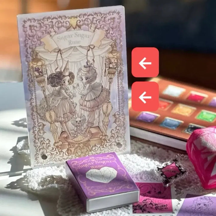[BUNJANG] Sugar Sugar Rune Chocolat &amp; Vanilla Original Art Acrylic Frame / 슈가슈가룬 쇼콜라 바닐라 원화 아크릴 스탠드 액자