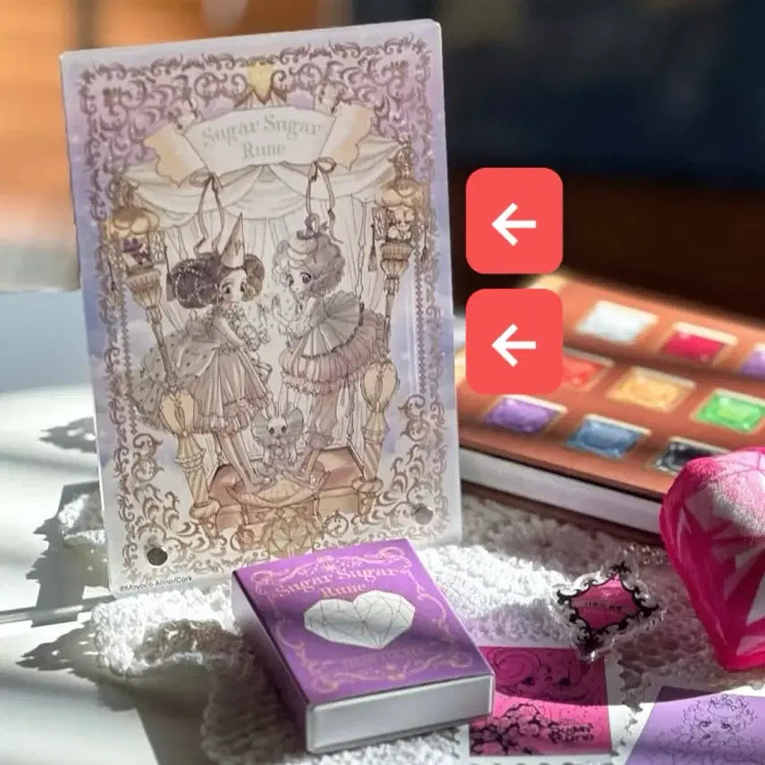 [BUNJANG] Sugar Sugar Rune Chocolat &amp; Vanilla Original Art Acrylic Frame / 슈가슈가룬 쇼콜라 바닐라 원화 아크릴 스탠드 액자