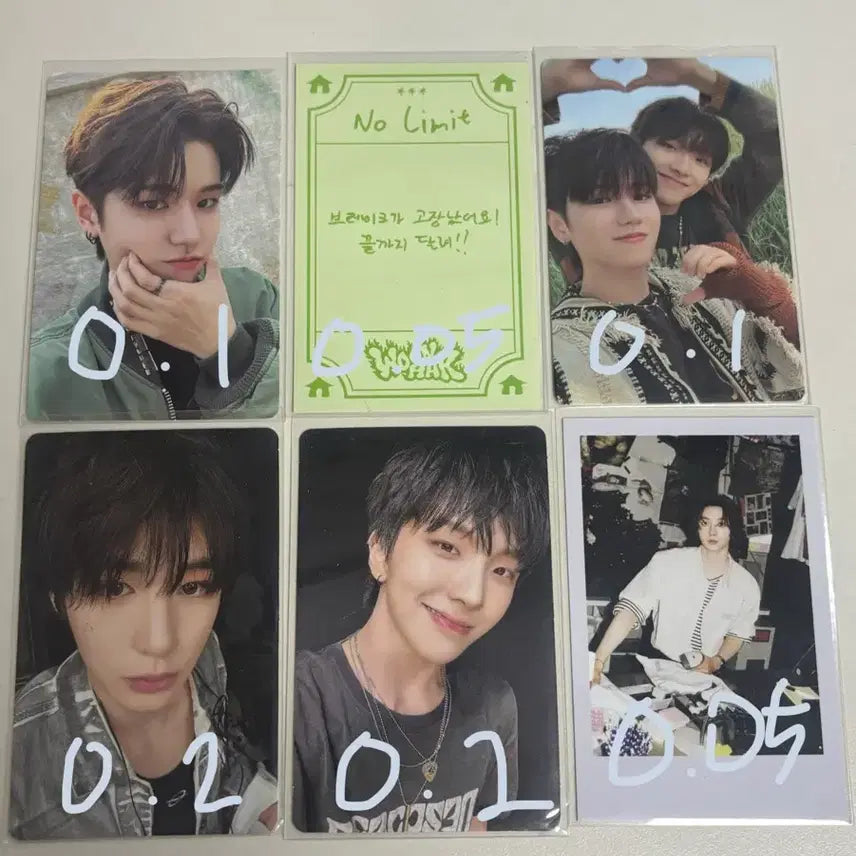 [BUNJANG] BOYNEXTDOOR UNHAK RIIWOO SUNGHO Photocard Bundle Set / 보이넥스트도어 보넥도 운학 리우 성호 포카 양도