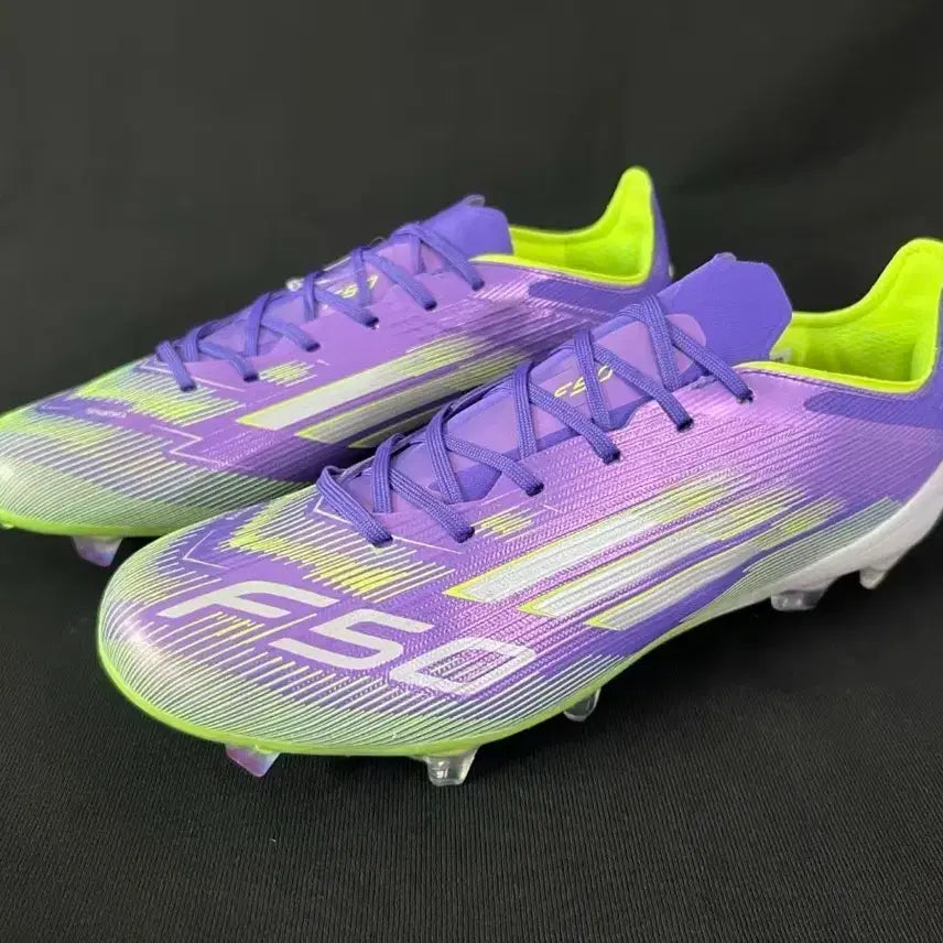 [BUNJANG] Adidas F50 Soccer Cleats Purple/Lime Size 265 / 아디다스 F50 축구화 보라/라임 사이즈 265  42