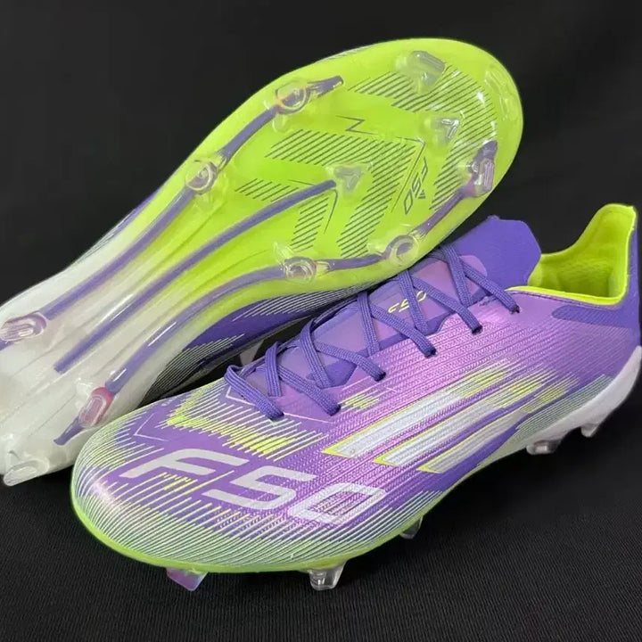 [BUNJANG] Adidas F50 Soccer Cleats Purple/Lime Size 265 / 아디다스 F50 축구화 보라/라임 사이즈 265  42