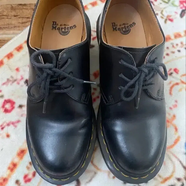 [BUNJANG] Dr. Martens 3-Eye Black Derby Shoes (US Women&