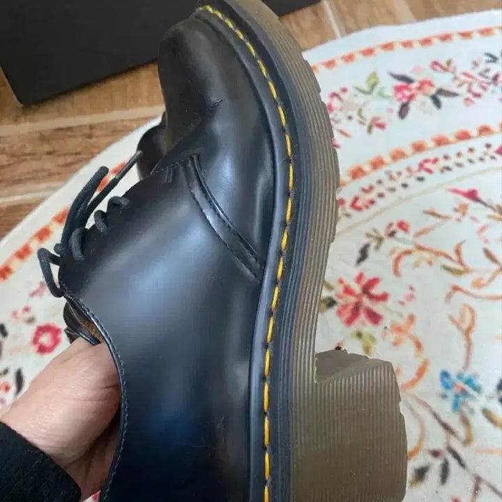 [BUNJANG] Dr. Martens 3-Eye Black Derby Shoes (US Women&