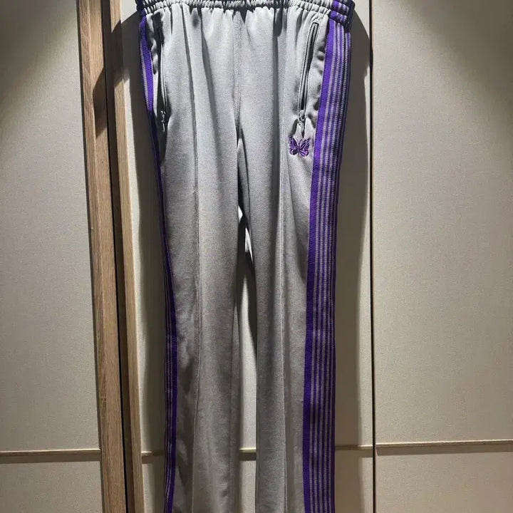 [BUNJANG] Needles Track Pants Grey/Purple M / Needles 니들스 트랙 팬츠 그레이/퍼플