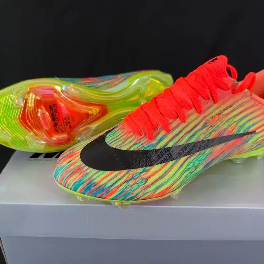[BUNJANG] Nike Mercurial Soccer Cleats Fluorescent Multi-color Size 270 / 나이키 머큐리얼 축구화 형광 멀티컬러 사이즈 270