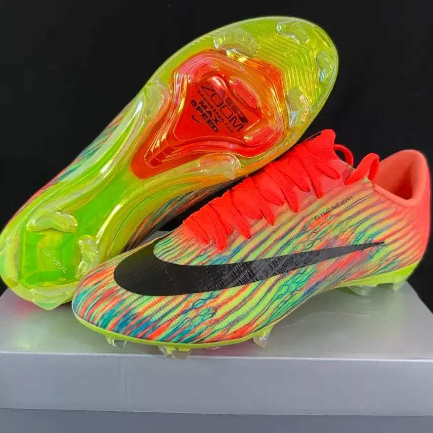 [BUNJANG] Nike Mercurial Soccer Cleats Fluorescent Multi-color Size 270 / 나이키 머큐리얼 축구화 형광 멀티컬러 사이즈 270
