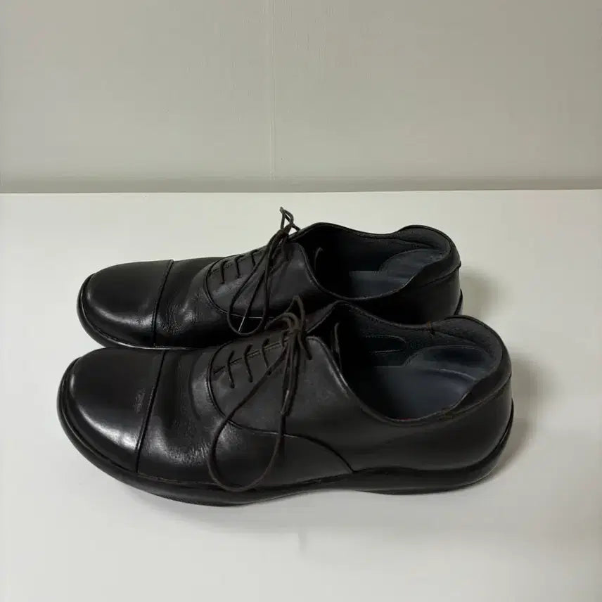 [BUNJANG] Prada Sport Leather Derby Shoes Brown / Prada sports leather derby
