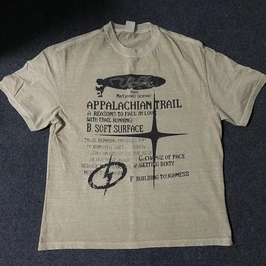 [BUNJANG] Travel Reason Trail Pigment T-Shirt (L) / 트래블 반팔티