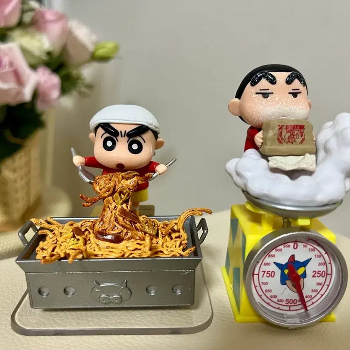 [BUNJANG] Crayon Shin-chan Cooking Re-Ment Yakisoba &amp; Flour Bomb Bundle Set / (일괄) 짱구 요리 리멘트 야끼소바 &amp; 밀가루 범벅
